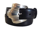 AL BERES 1 & 1/2" CARLO Buckle in .925 Sterling Silver Style #AB128S - AL BERES