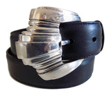 AL BERES 1 & 1/2" CARLO Buckle in .925 Sterling Silver Style #AB128S - AL BERES