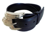 AL BERES 1 & 1/2" CARLO Buckle in .925 Sterling Silver Style #AB128S - AL BERES