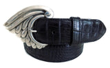 AL BERES #AB127S 1.5" VENICE WING "BUCKLE ONLY" IN .925 STERLING SILVER - AL BERES