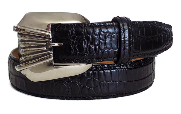 AL BERES 1.5" EUROPEAN RICO BUCKLE IN .925 STERLING SILVER USA #AB129S - AL BERES