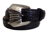 AL BERES 1.5" EUROPEAN RICO BUCKLE IN .925 STERLING SILVER USA #AB129S - AL BERES