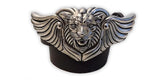 AL BERES 1.5" LION WING Belt Buckle in .925 Sterling Silver - AL BERES