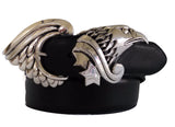 1½” GRAND EAGLE 2 Piece Buckle Set in .925 Sterling Silver - AL BERES