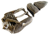 1” MERMAID 3 Piece Buckle Set in .925 Sterling Silver - AL BERES