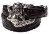 1” MERMAID 3 Piece Buckle Set in .925 Sterling Silver - AL BERES