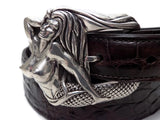 1” MERMAID 3 Piece Buckle Set in .925 Sterling Silver - AL BERES