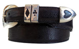 1” LAS VEGAS ACES 4 Piece Buckle Set in .925 Sterling Silver - AL BERES