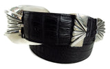 1½” DONATELLO 3 Piece Buckle Set in .925 Sterling Silver - AL BERES