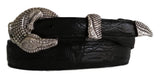 Style AB117S 3/4" .925 Sterling Silver 3 Piece Belt Buckle Set - AL BERES