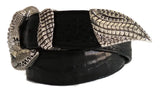 1½” ALLIGATOR 3 Piece Buckle Set in .925 Sterling Silver - AL BERES