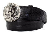 1½” Oval HINDU GANESHA Buckle in .925 Sterling Silver - AL BERES