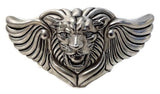 AL BERES 1.5" LION WING Belt Buckle in .925 Sterling Silver - AL BERES