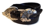 1” ROYAL EAGLE 2 Piece Buckle Set in .925 Sterling Silver - AL BERES