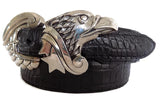 1” ROYAL EAGLE 2 Piece Buckle Set in .925 Sterling Silver - AL BERES