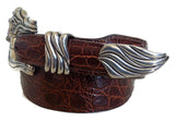 1” ARABIAN HORSE 3 Piece Buckle Set in .925 Sterling Silver - AL BERES
