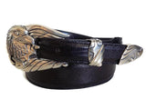 1” FREEDOM EAGLE 3 Piece Buckle Set in .925 Sterling Silver - AL BERES